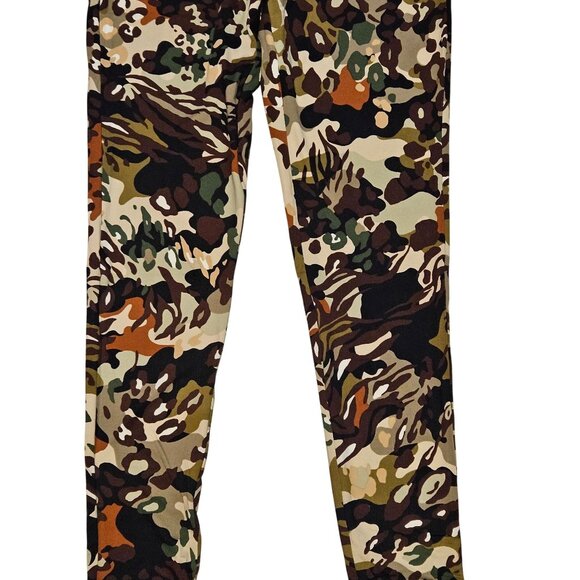 Zoë + Phoebe Womens Camouflage Cutout Waist Detail Leggings Size Medium - Picture 6 of 9